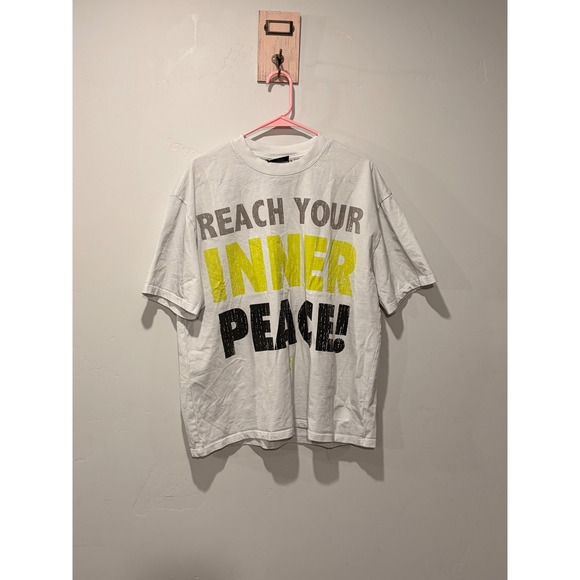 Hellstar Other - Hellstar Reach Your Inner Peace Graphic Tee White XL Streetwear T-Shirt